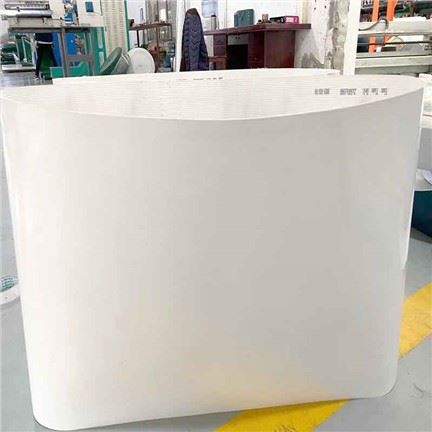 Valge toidukvaliteediga PVC konveierilint